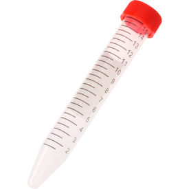 CELLTREAT 15mL Centrifuge Tube Red Cap - Bag Sterile 230411R