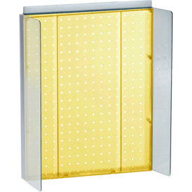 Global Approved 700357-YEL Pegboard Powerwing Display 16