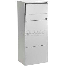Allux Series Mailbox Allux 800 Wall Mount Mail/Parcel Box in Grey ALX-800-GY