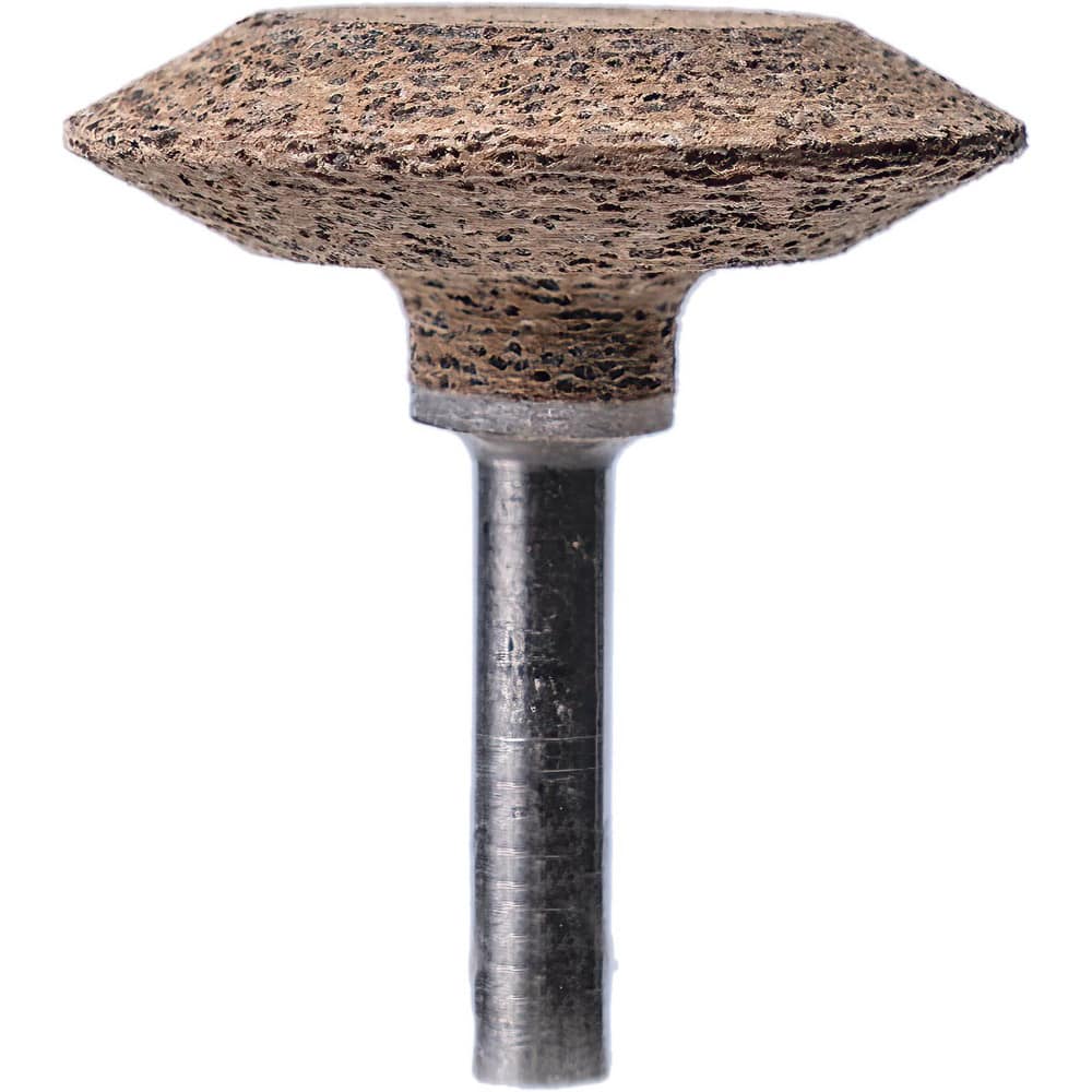 Mounted Points, Point Shape: Wheel Tappered Edge , Point Shape Code: A36 , Abrasive Material: Aluminum Oxide , Tooth Style: Single Cut , Grade: Medium  MPN:314723
