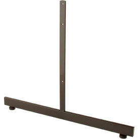 Rectangular Tubing Leg For Grid Panel - Semi-Gloss Black GL24/B - Pkg Qty 12