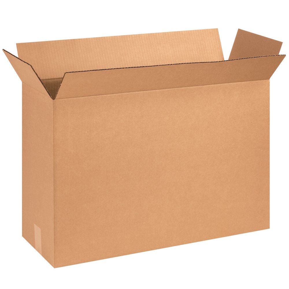 Partners Brand Corrugated Boxes, 25 1/8in x 8 3/8in x 17 1/2in, Kraft, Pack Of 15 MPN:25817