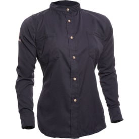 DRIFIRE® Women's Flame Resistant DH Air™ Work Shirt XL Short Navy SHR-DHNW-XLSH
