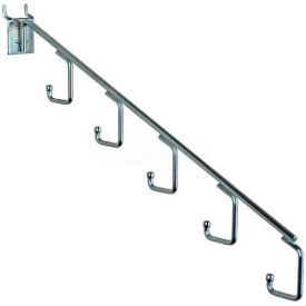 Global Approved 700860 5-Station Waterfall Faceout Hook For Pgbrd/Slatwall-15