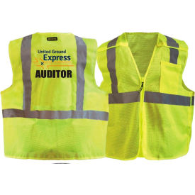 S Recycled Class 2 Mesh Breakaway W/United Ground Express Logo & 