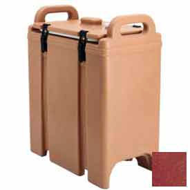 Cambro 350LCD402 - Camtainer Soup Carrier Insulated 3-3/8 Gal. 16-1/2x9x18-3/8 Brick Red 350LCD402