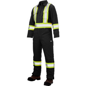 Tough Duck Insulated Safety Coverall XS Black S78711-BLACK-XS