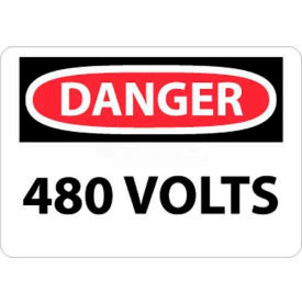 NMC D101P OSHA Sign Danger 480 Volts 7