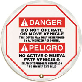 Accuform KDD733 Stopout® Steering Wheel Message Cover Vinyl 24