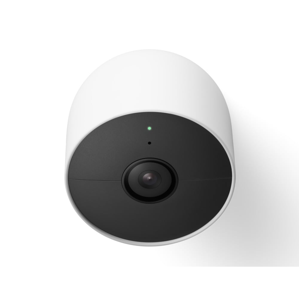 Google Nest 2 Megapixel Indoor/Outdoor HD Network Camera - Color - 20 ft Infrared Night Vision - H.264 - 1920 x 1080 - Wall Mount - Google Home Supported - IP54 - Weather Resistant, Dust Proof, Water Proof MPN:GA01317-US