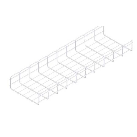 Wire Mesh Cable Tray, 126 lb Capacity, Steel, Zinc Plated MPN:CF105/300EZ