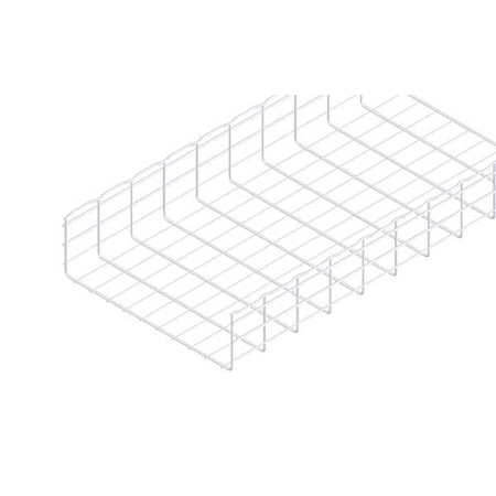 Wire Mesh Cable Tray, 165 lb Capacity, Steel, Zinc Plated MPN:CF150/500EZ