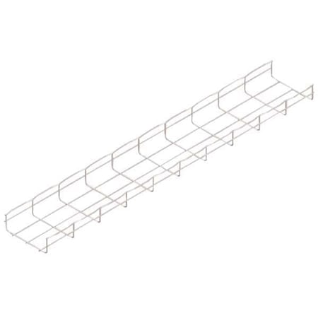Wire Mesh Cable Tray, 27 lb Capacity, Steel, Zinc Plated MPN:CF54/150EZ