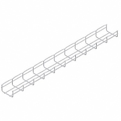 Wire Mesh Cable Tray 4x2In 10 Ft MPN:CF54/100EZ