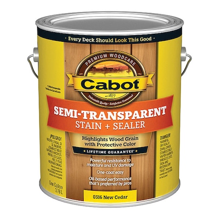 Semi-Transparent Stain + Sealer MPN:140.0000316.007
