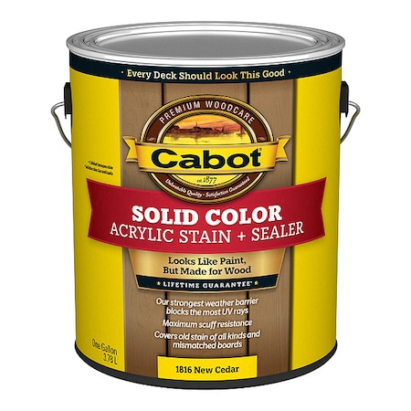 Solid Color Acrylic Stain + Sealer MPN:140.0001816.007