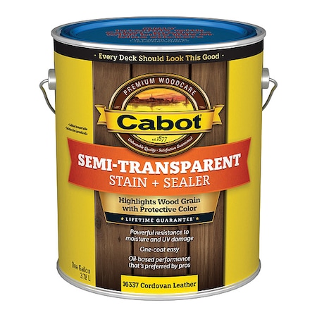 Semi-Transparent Stain + Sealer Low VOC MPN:140.0016337.007