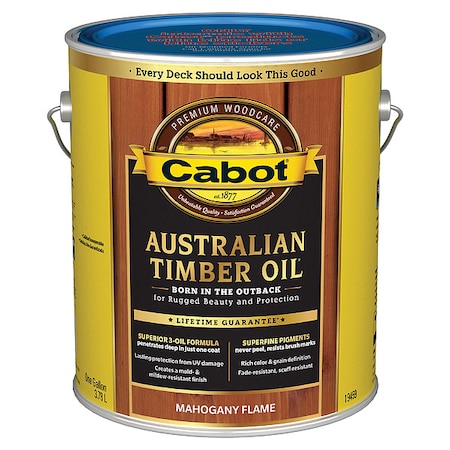 Stain, Mahogany Flame, Toned Flat, 1 gal. MPN:140.0019459.007