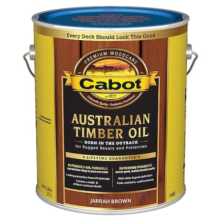 Stain, Jarrah Brown, Toned Flat, 1 gal. MPN:140.0019460.007