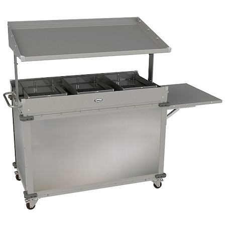 Food Service Cart, 74 1/2 in L, SS MPN:CBC-GG-B3-LST