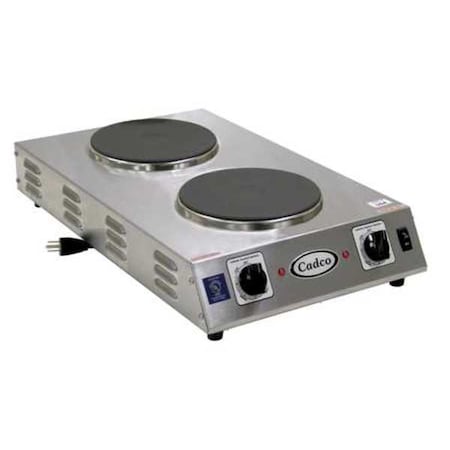Hot Plate, Double, Cast Iron MPN:CDR-2CFB