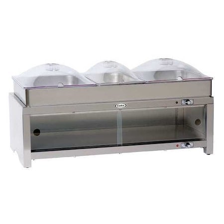 Buffet Server, w/ Warming Cabinet, 3 Pans MPN:CMLB-CSLP