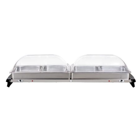 Buffet Server, w/ Rolltop Lids, 4 Pans MPN:WTBS-4RT