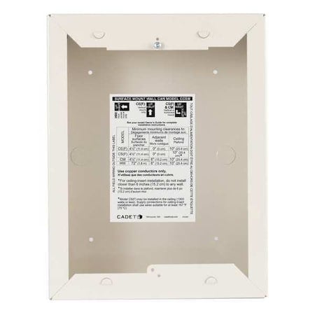 CCSMW Surface Mount Wall Can, White MPN:CCSMW