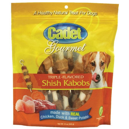 Gourmet Rawhide Shish Kabob Triple Flavo MPN:C01362