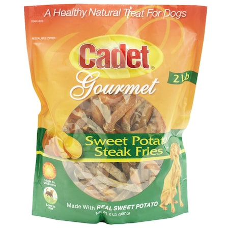 Sweet Potato Steak Fries Treats 2Lbs MPN:C01387