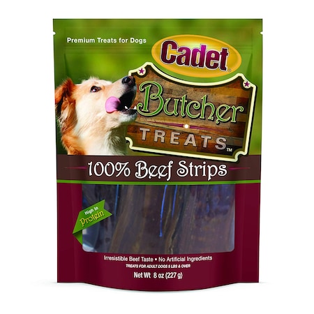 Butcher Treats Beef Strips 8oz. MPN:C01448-6