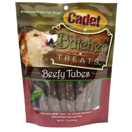 Butcher Treats Beefy Tubes 12oz. MPN:C01625