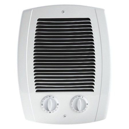 Recessed Electric Wall-Mount Heater, Recessed, 1000W W, 120/208/240V AC, White MPN:CBC103TW
