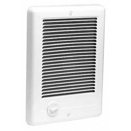 Recessed Electric Wall-Mount Heater, Recessed, 2000/1500W W, 240/208V AC, White MPN:CSC202TW