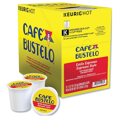 Coffee, Espresso, Pod, Caffeinated, Ground, 8.88 oz, 24 PK MPN:6106