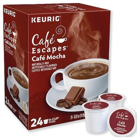 Coffee, Mocha, Pod, Caffeinated, Ground, 12.48 oz, 24 PK MPN:6803