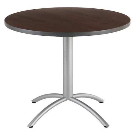 Round Cafe/Breakroom Table, Graphite Granite - 36