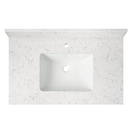 Vanity Top w/Ceramic Basin, 37 x 22 in MPN:CAVT37RM