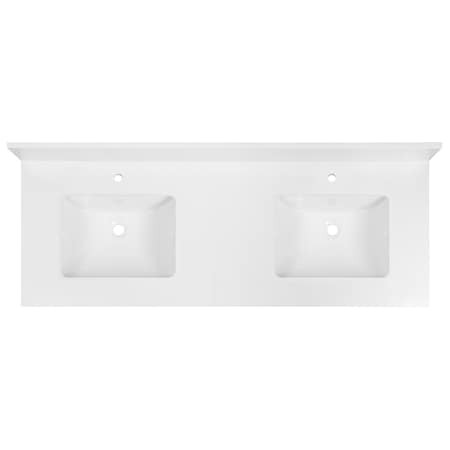 Vanity Top w/Ceramic Basins, 61 x 22 in MPN:CAVT61DBMF