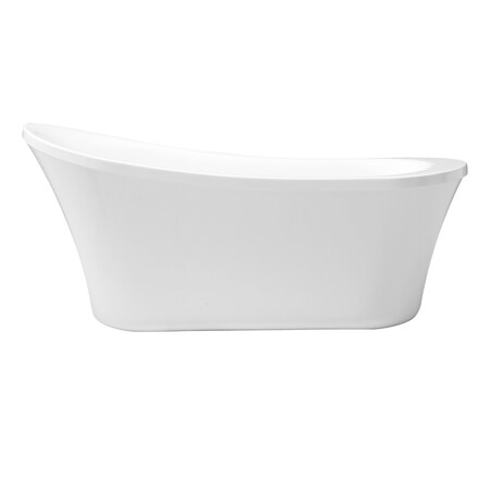 Bathtub, 65 in. L, 29-1/8 in. W, Acrylic MPN:CA401005