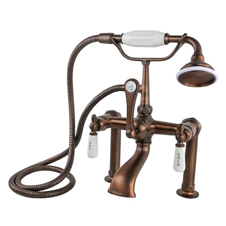 Rim-Mounted Tub Filler, Handshower in Oi MPN:CCLRM01ORB