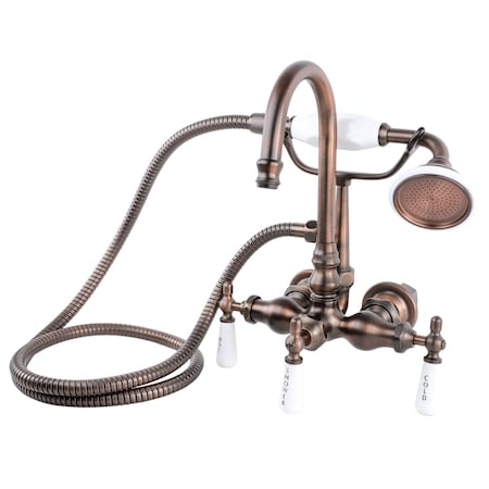 Gooseneck Wall-Mounted Tub Filler, Hands MPN:CCLTW04ORB