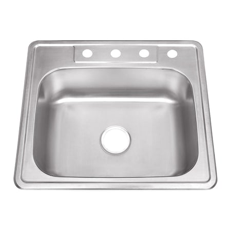 Kitchen Sink, Flush Mount, Stainless steel Finish MPN:CA113SB25