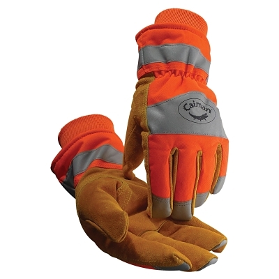 Heatrac Hi-Viz Cowhidepalm Combo Cuff L MPN:1353-L