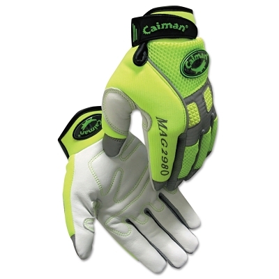 Mech Glv Hi-Vis Goat Grain Palm MPN:2980-L