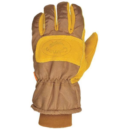Cold Protection Gloves, Cowhide Leather Palm, Heatrac Lining, Brown, L ( 9 ) MPN:1352-5