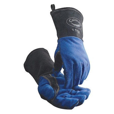1506 Welding Gloves, Gauntlet Cuff, Reinforced Thumb, Premium Cowhide, L, 1 PR MPN:1506
