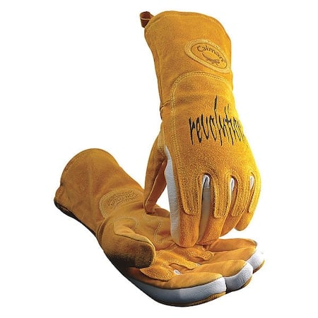 1812 Welding Gloves, Gauntlet Cuff, Wing Thumb, Premium Pigskin, L, 1 PR MPN:1812-5