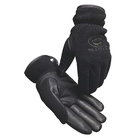 Cold Protection Gloves, Goatskin Leather Palm, Heatrac Lining, Black, S ( 7 ) MPN:2390-3