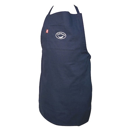 Flame-Resistant Apron, Cotton, 9 oz, 36 in Length, Navy MPN:3002-1